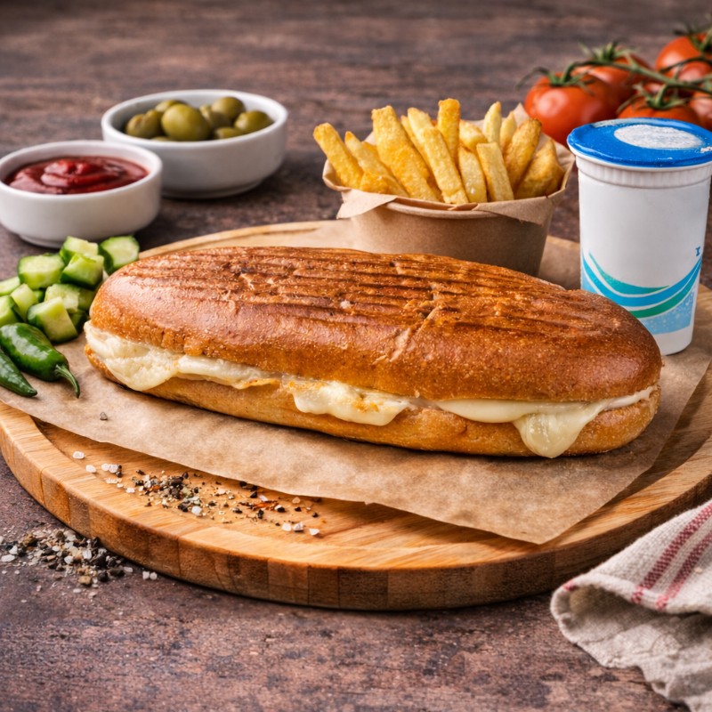 Kaşarlı Tost Menüsü